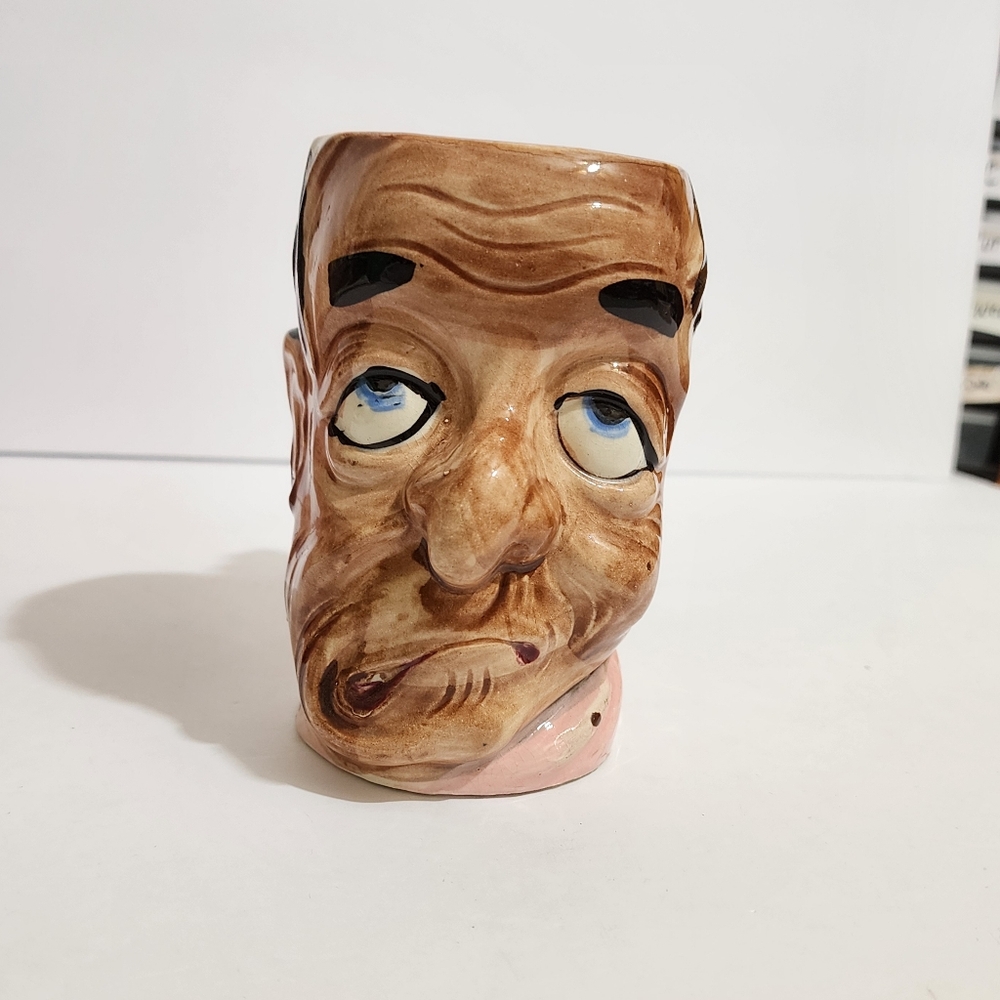 Vintage Occupied Japan Unique Funny Face mug